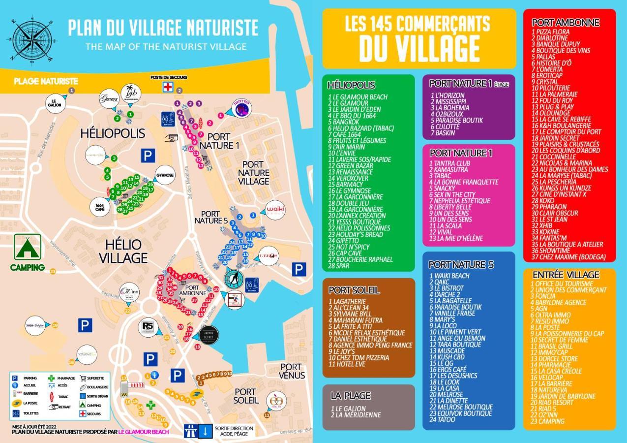 Aphrodix Village Naturiste Agde Bagian luar foto